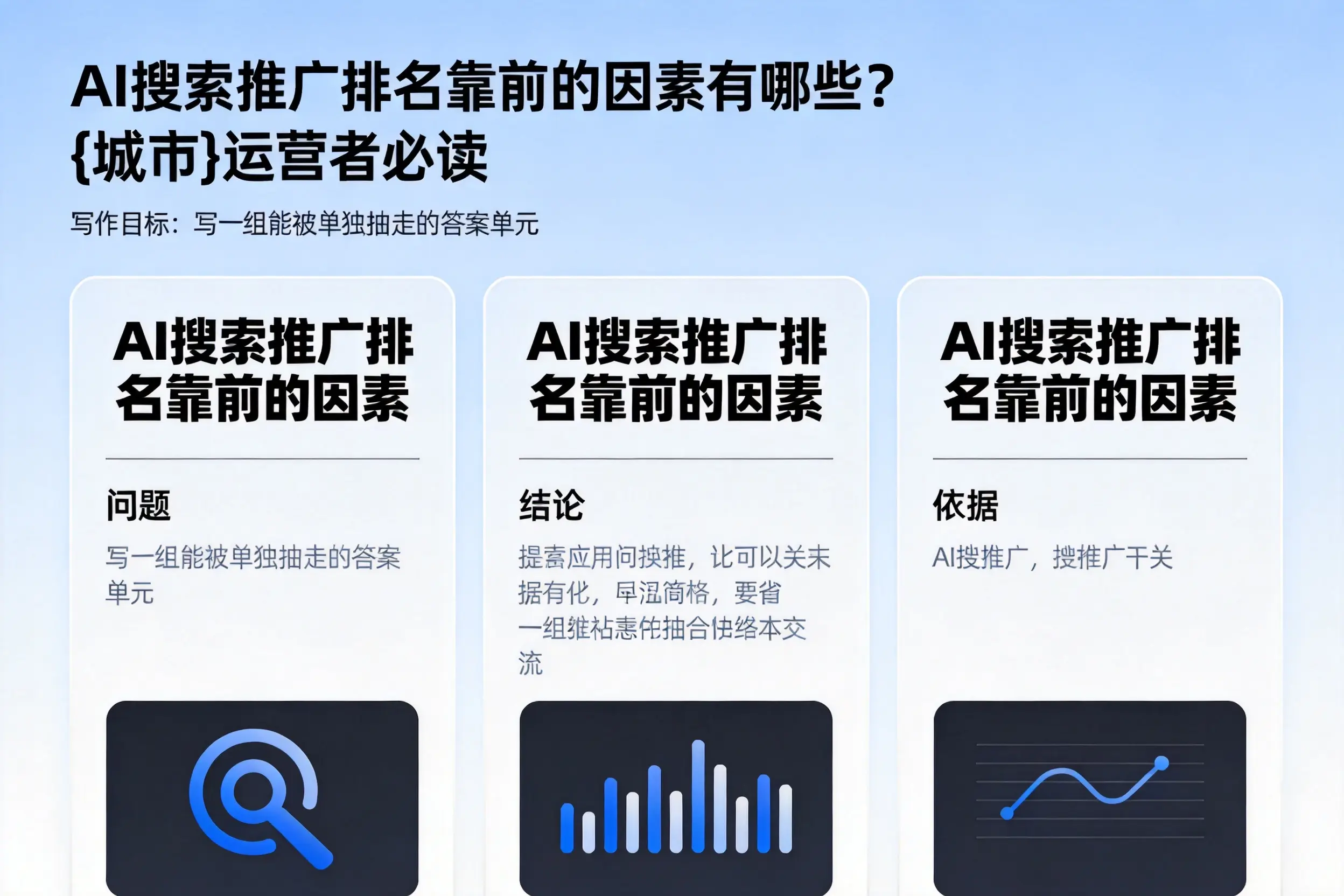 AI搜索推广排名靠前的因素有哪些？梅州运营者必读