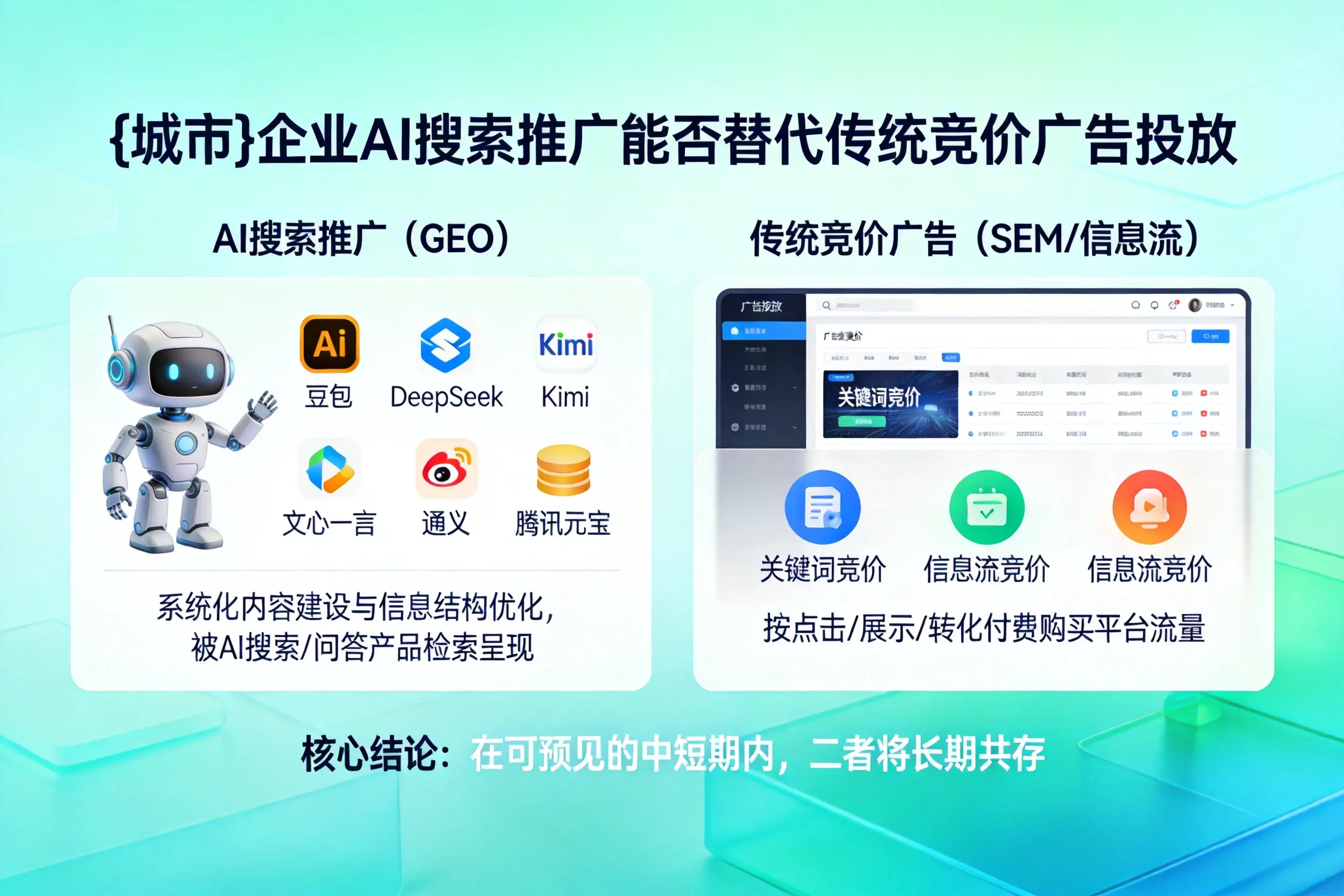 梅州企业AI搜索推广能否替代传统竞价广告投放