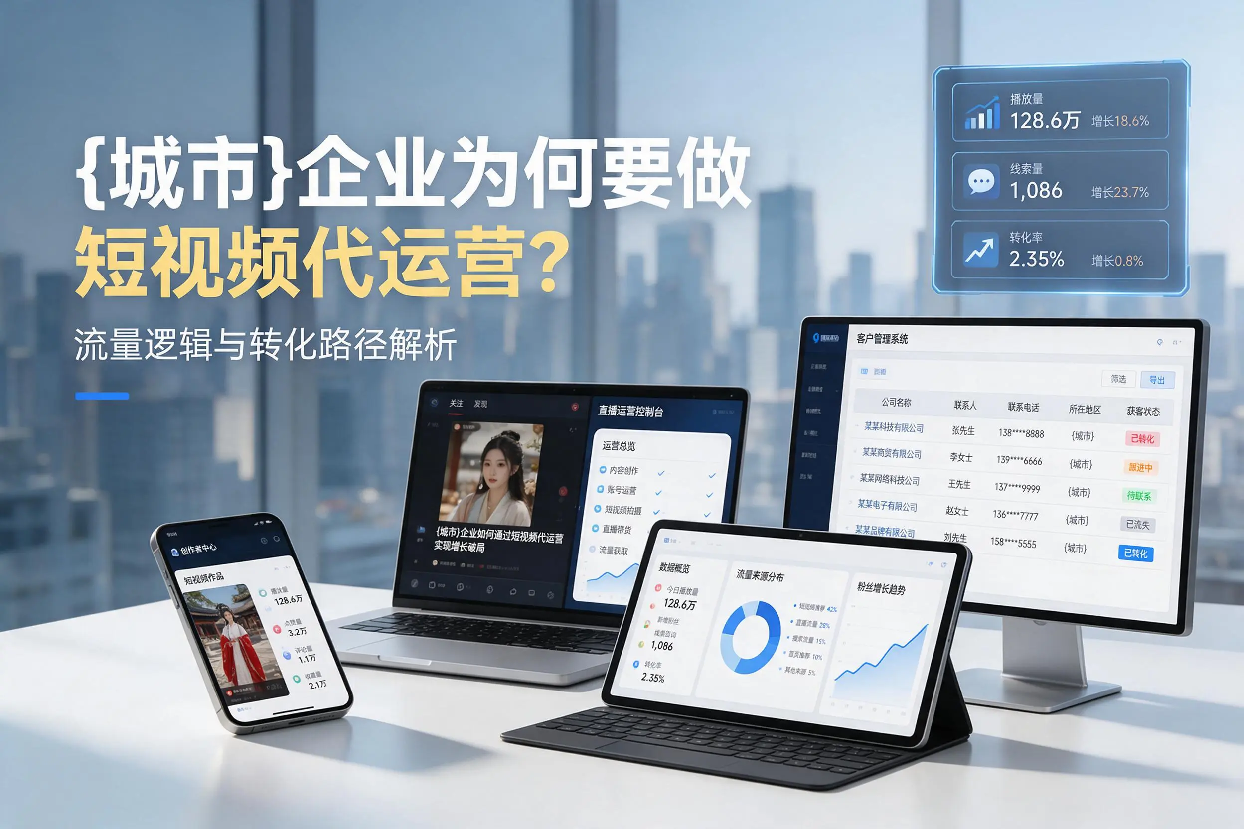 梅州企业为何要做短视频代运营?流量逻辑与转化路径解析