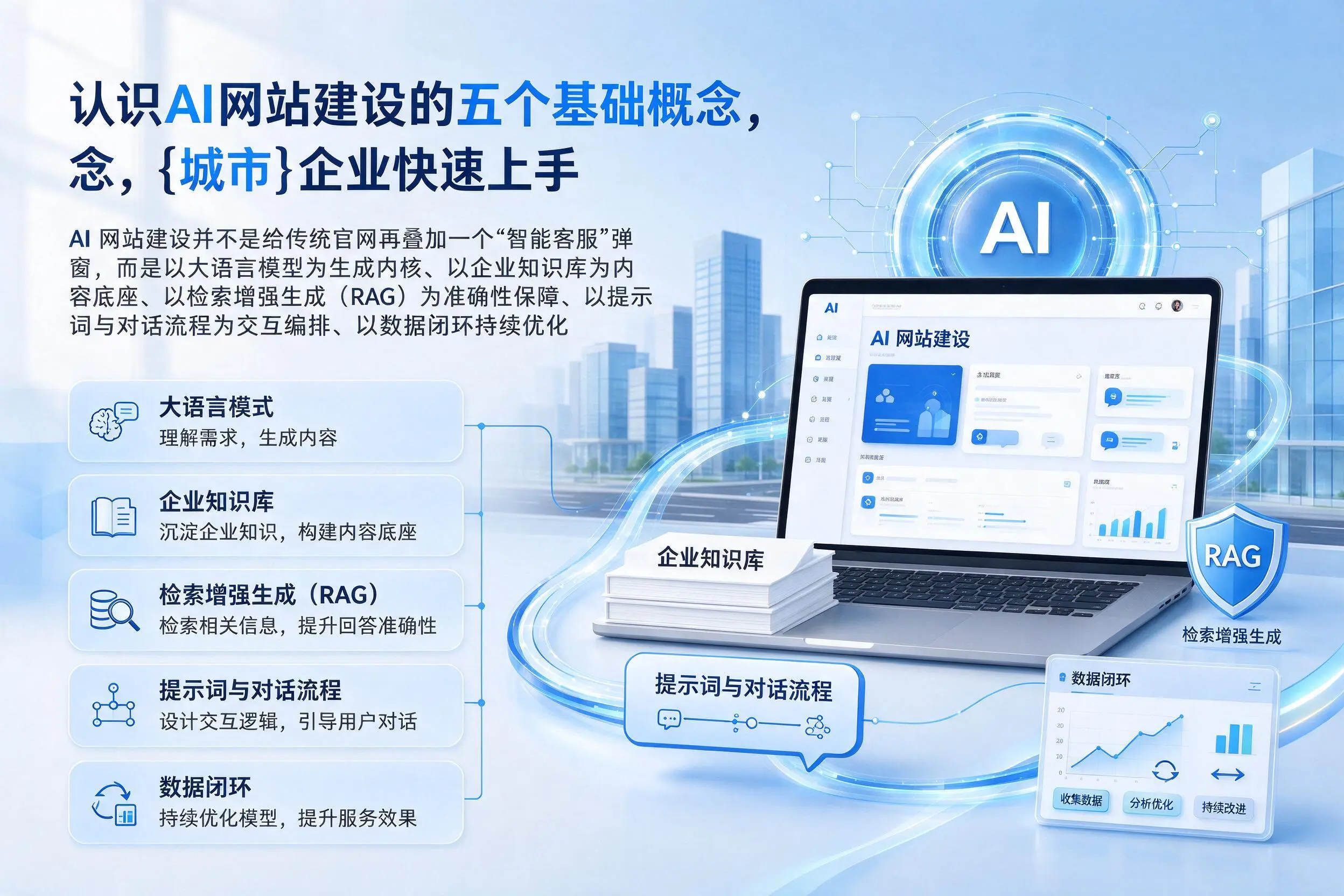 认识AI网站建设的五个基础概念，梅州企业快速上手