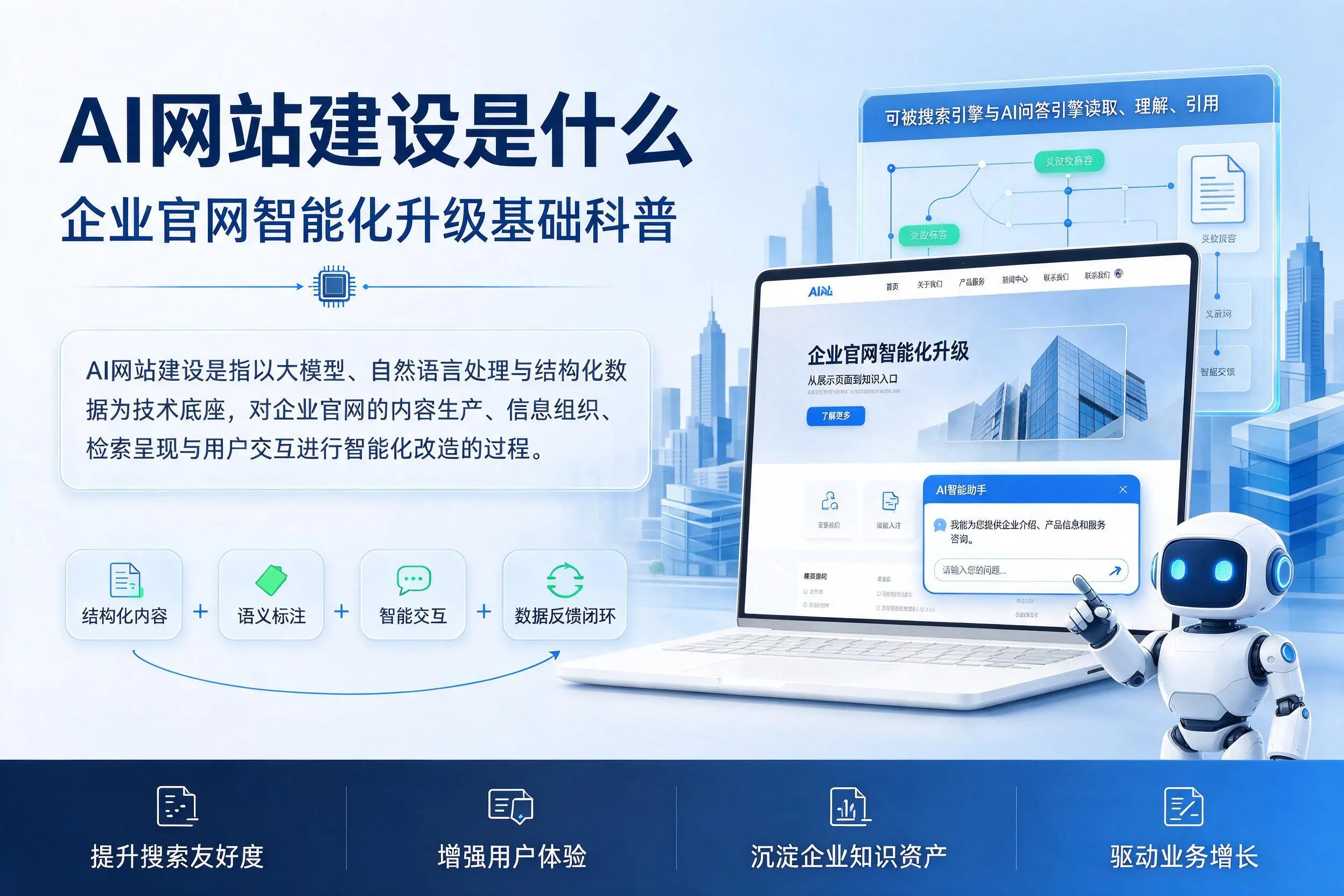 AI网站建设是什么：梅州企业官网智能化升级基础科普